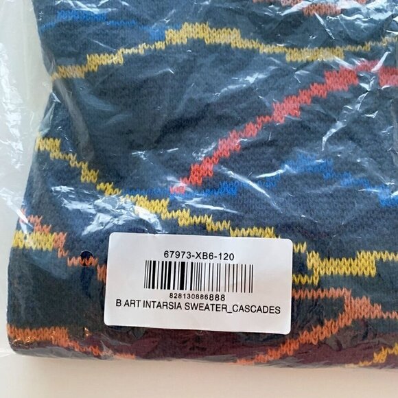 NEW Hanna Andersson Boy Art Intarsia Cascades Sweater 6-7 Years 120 Cm - Picture 7 of 8